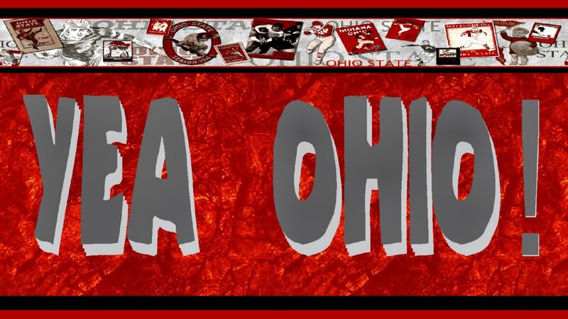Ohio State Football Collage — Red
