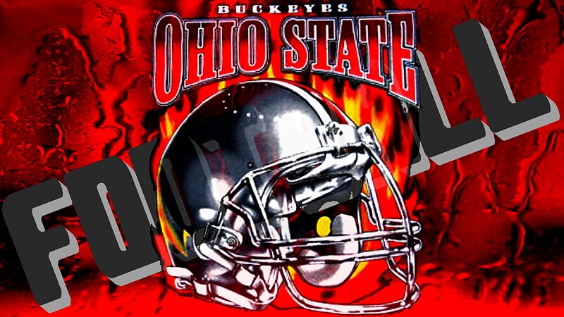 Ohio State Football Helmet — Red