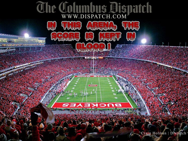 Ohio State Football Stadium — Red