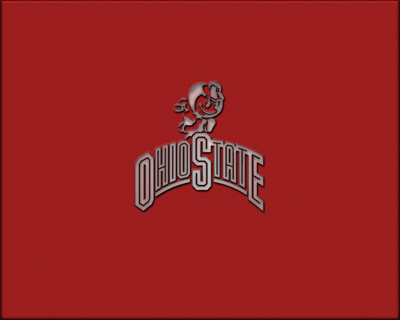 Ohio State logo on red