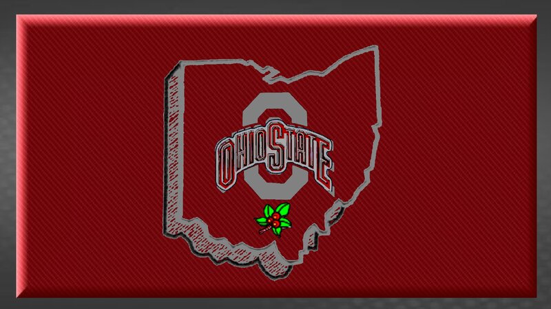 Ohio State Logo — Red, Proud