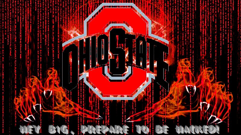 Ohio State Logo with Flames
