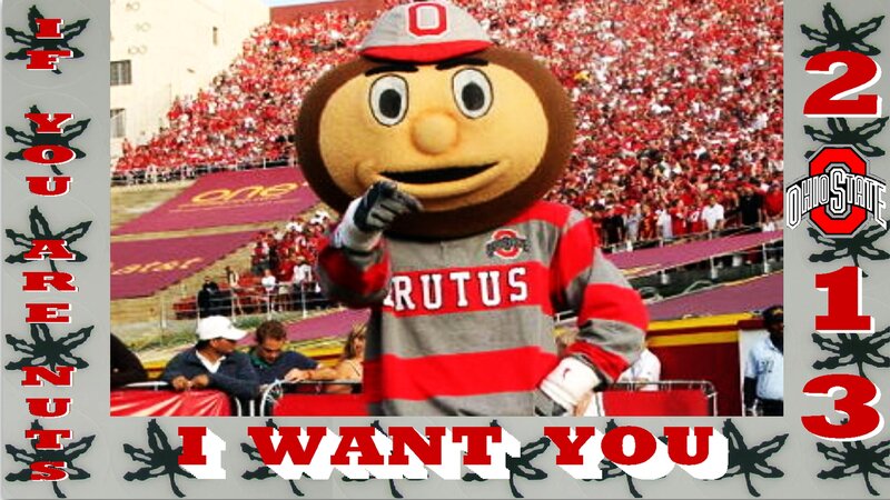 Ohio State Mascot — Red, Energetic, Afternoon