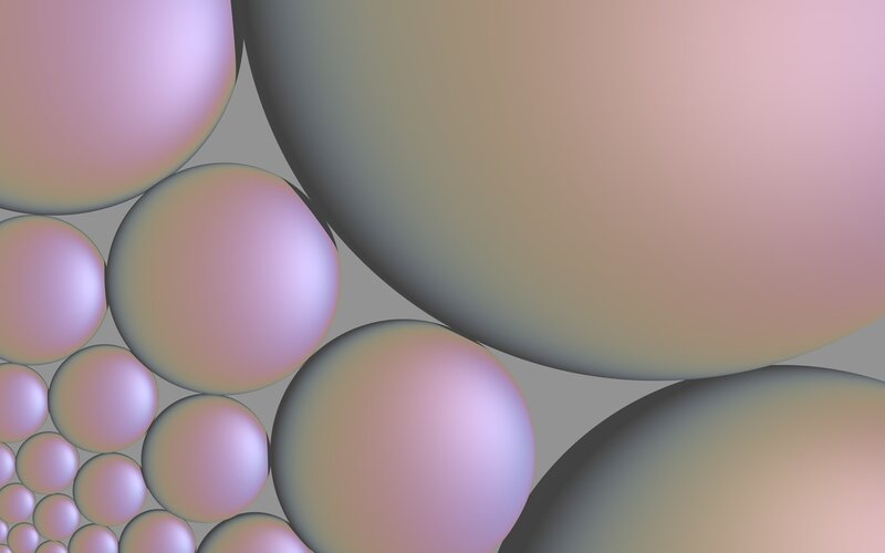 Oil Droplets in Water — Pink