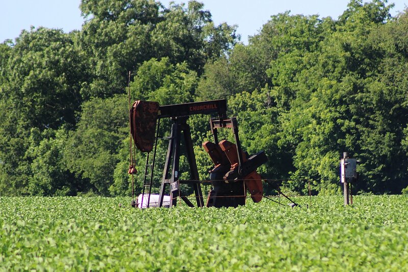 Oil Pump in Field