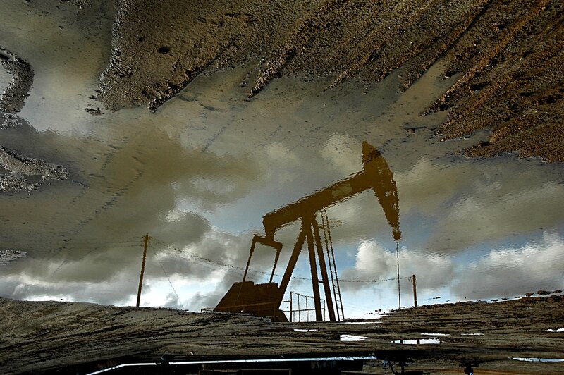 Oil Pumpjack Reflection