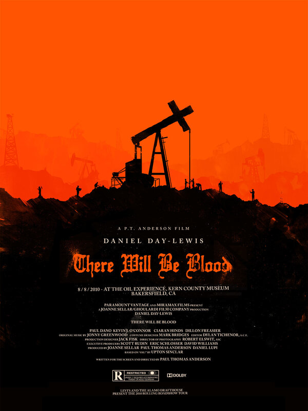 Oil Pumpjacks at Sunset