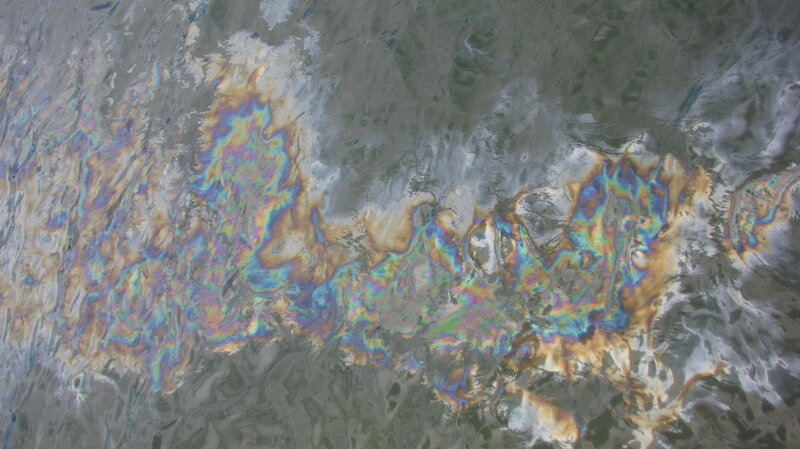 Oil Slick on Water