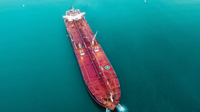 Oil Tanker Ship — Teal
