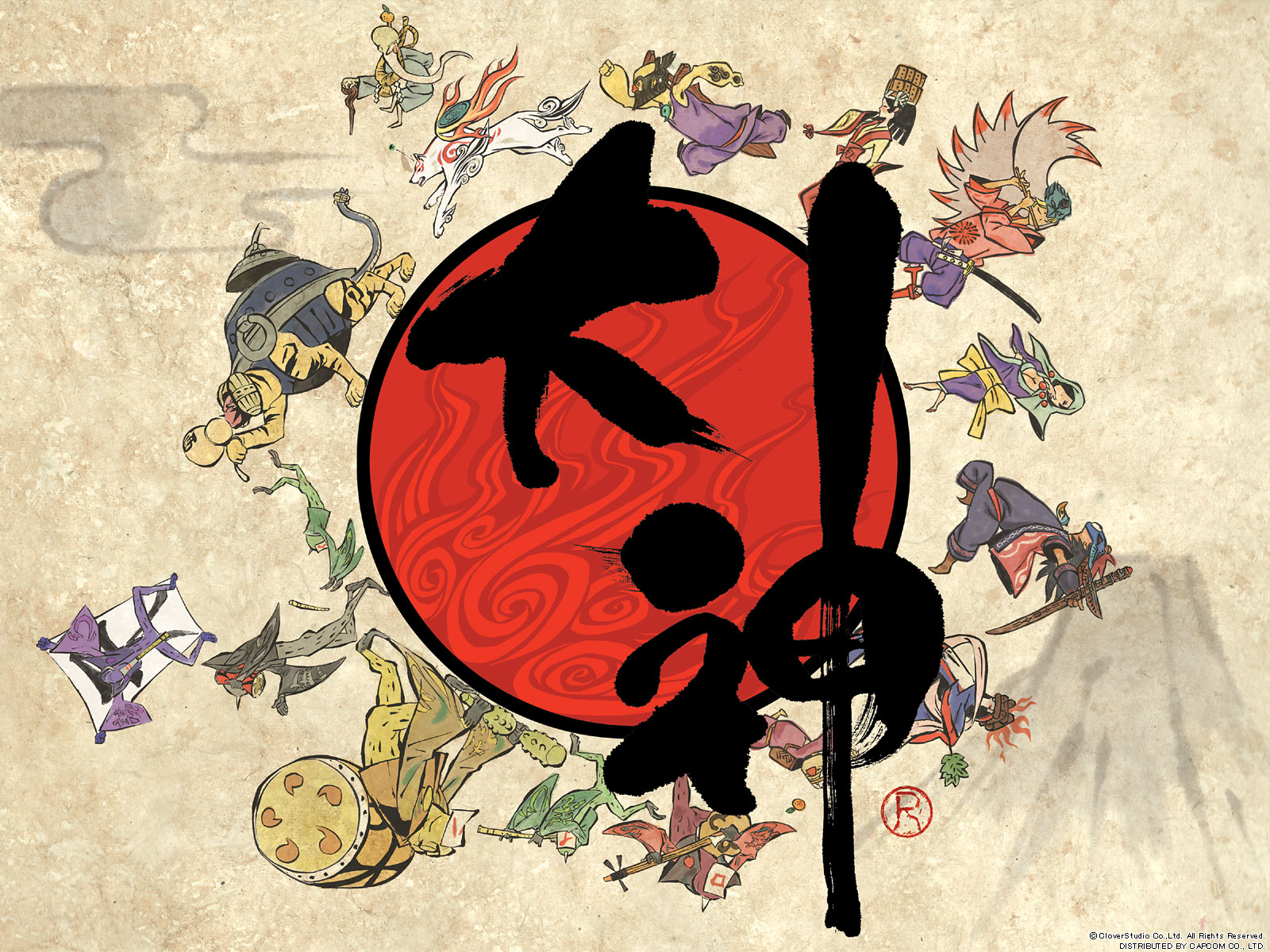 Okami game art