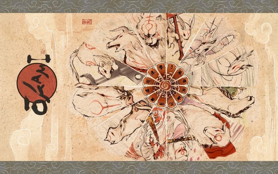 Okami zodiac artwork