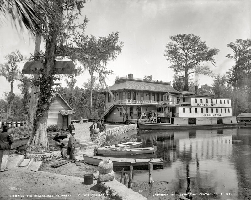 Okeehumkee at Wharf, Silver Springs