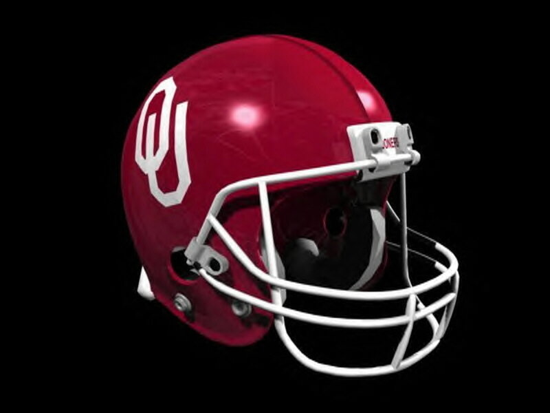 Oklahoma Sooners football helmet