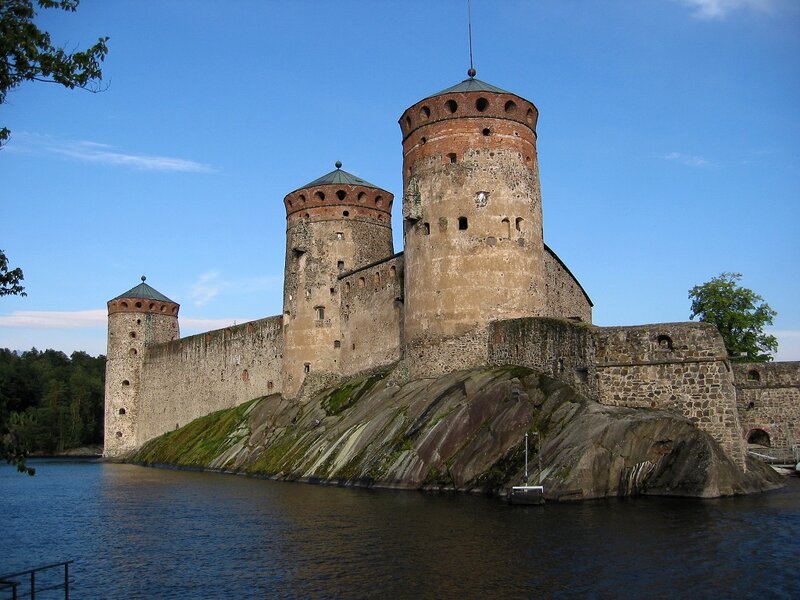 Olavinlinna Castle — Blue