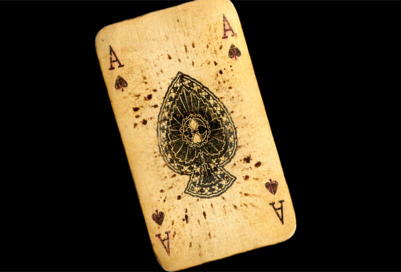 old ace of spades card