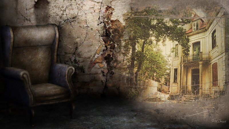 Old Armchair in Ruin