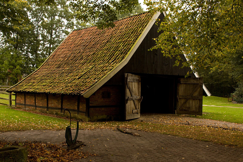 Old Barn in Autumn