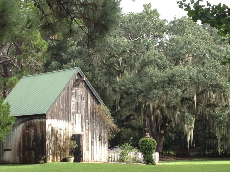 Old Barn in Garden