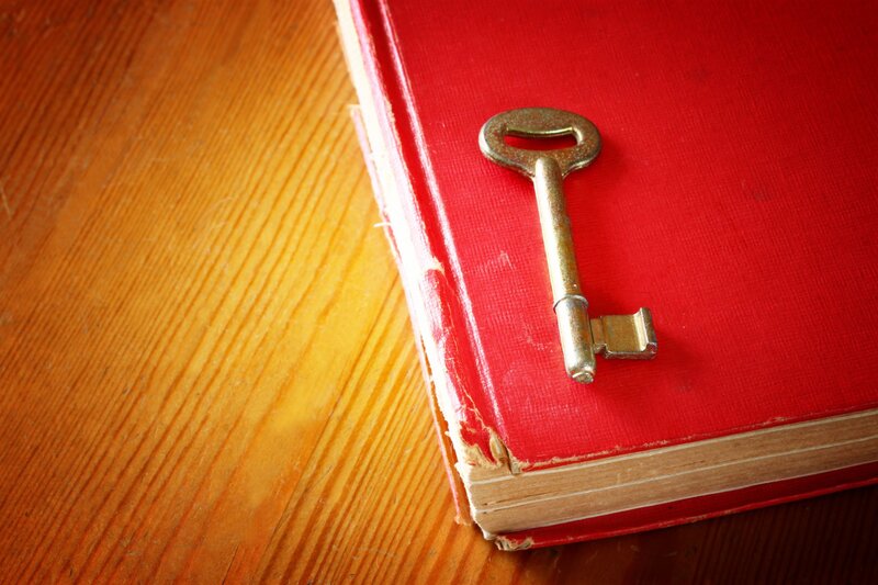 Old Book with Key