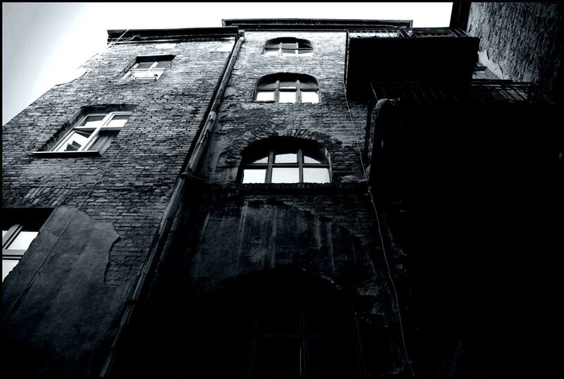Old Brick Building — Black