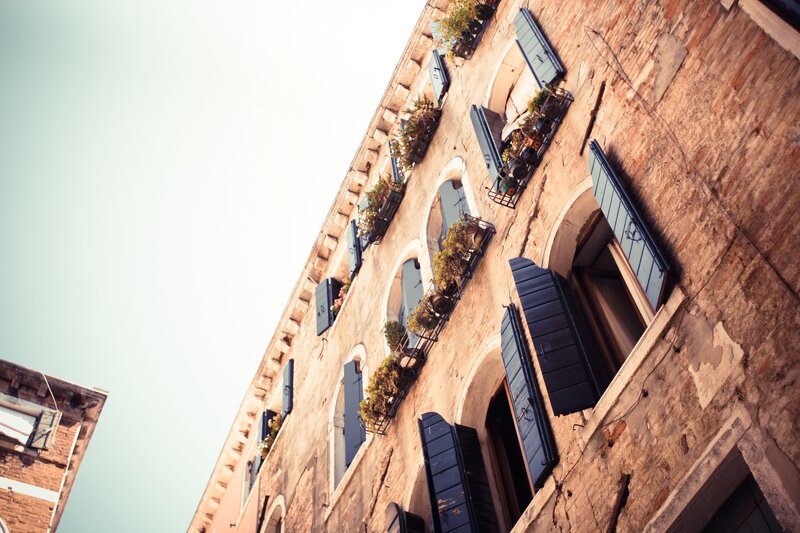 Old Brick Building — Brown
