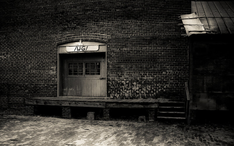Old brick building with WG sign