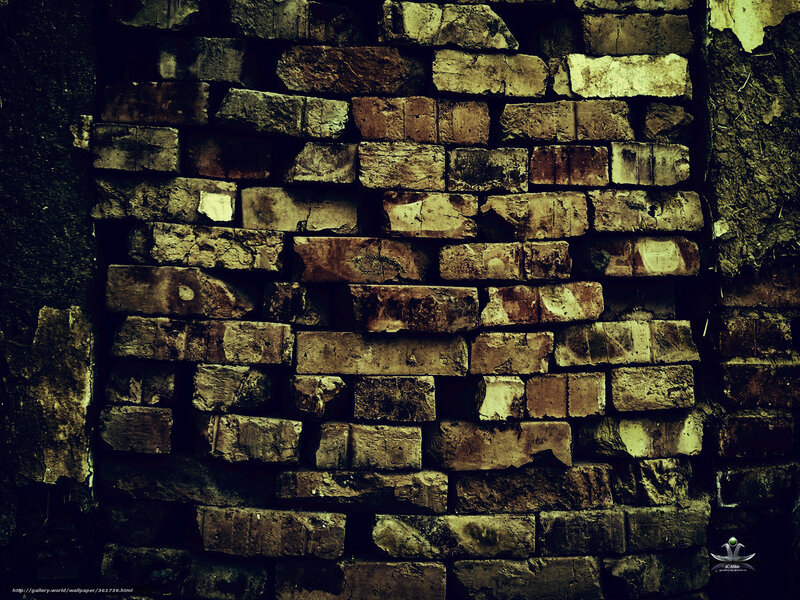 Old Brick Wall — Brown, Dramatic