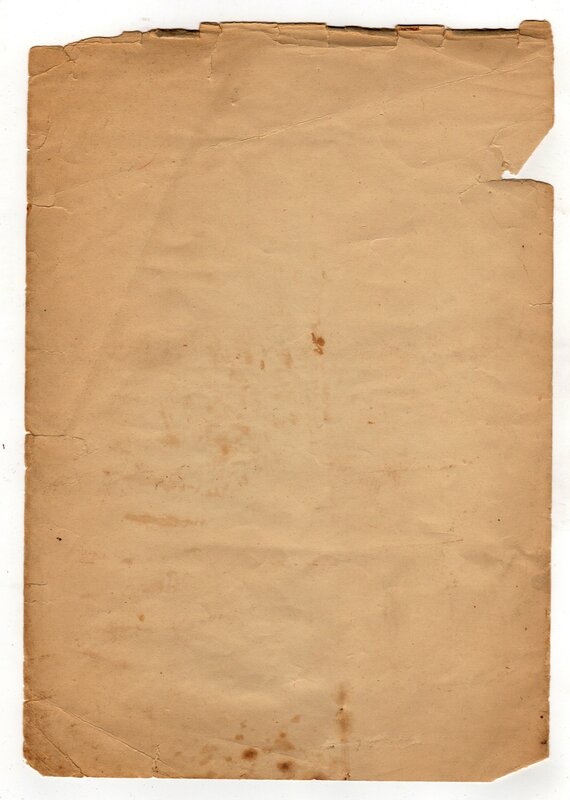 old brown paper sheet