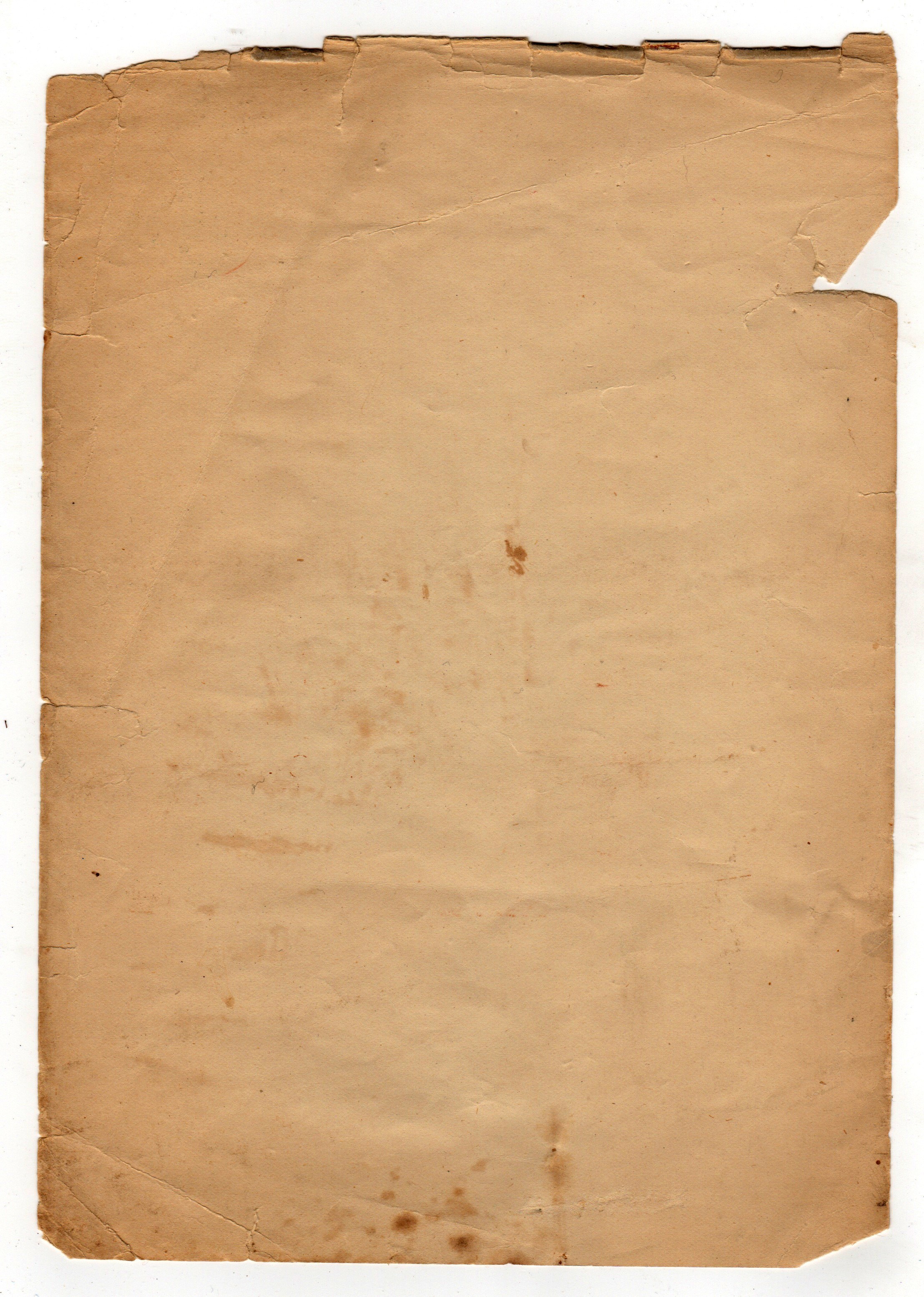 old brown paper sheet