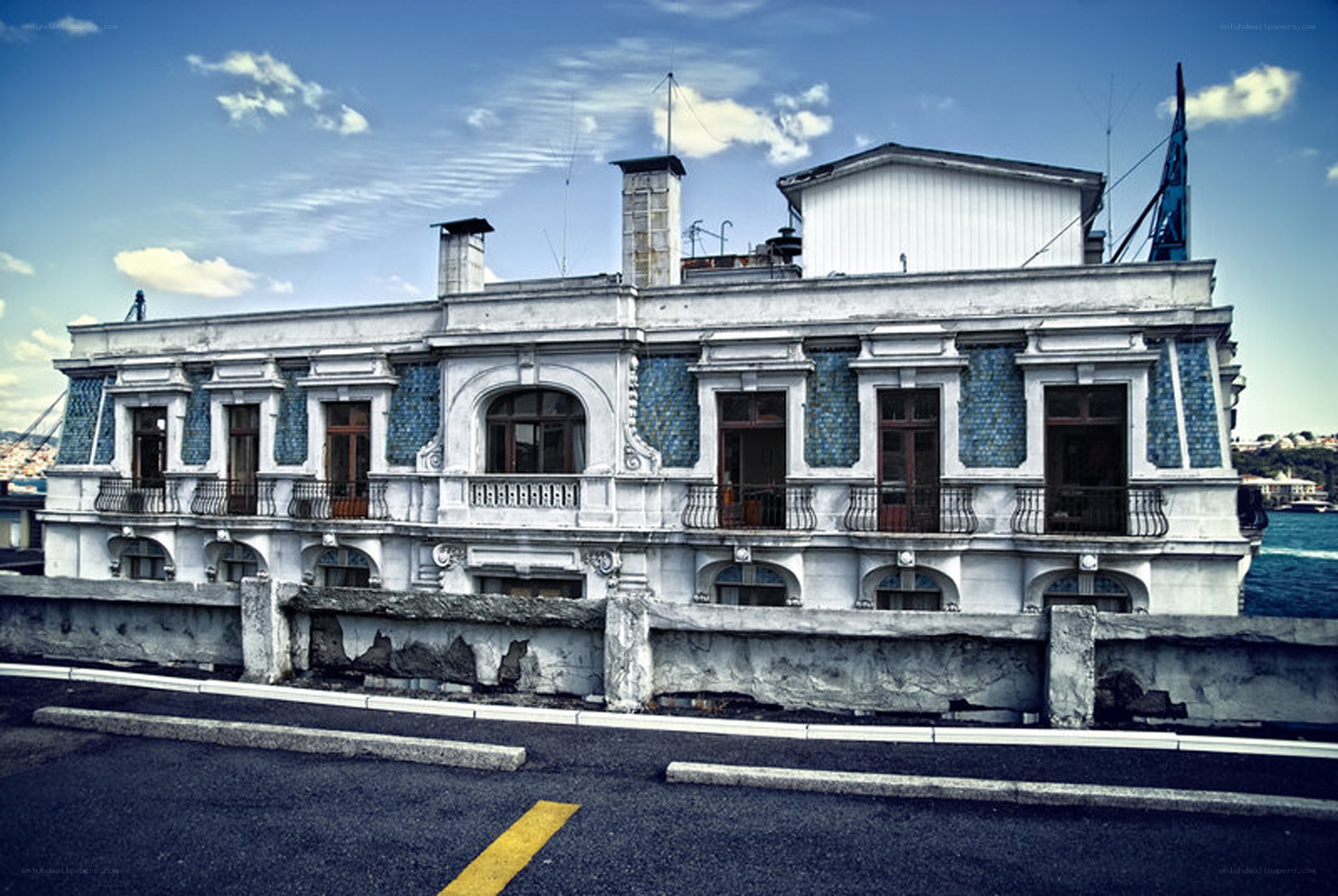 Old building by the water