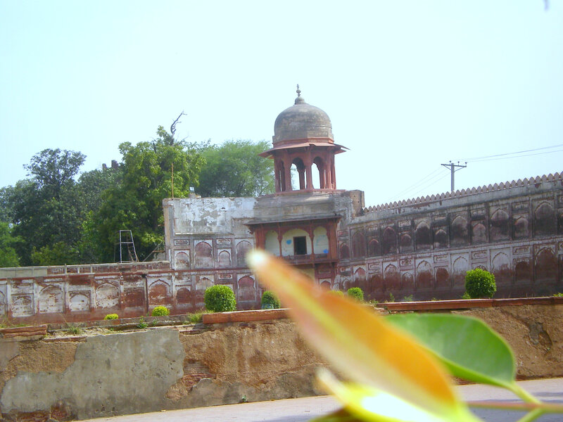 Old building with dome and wall