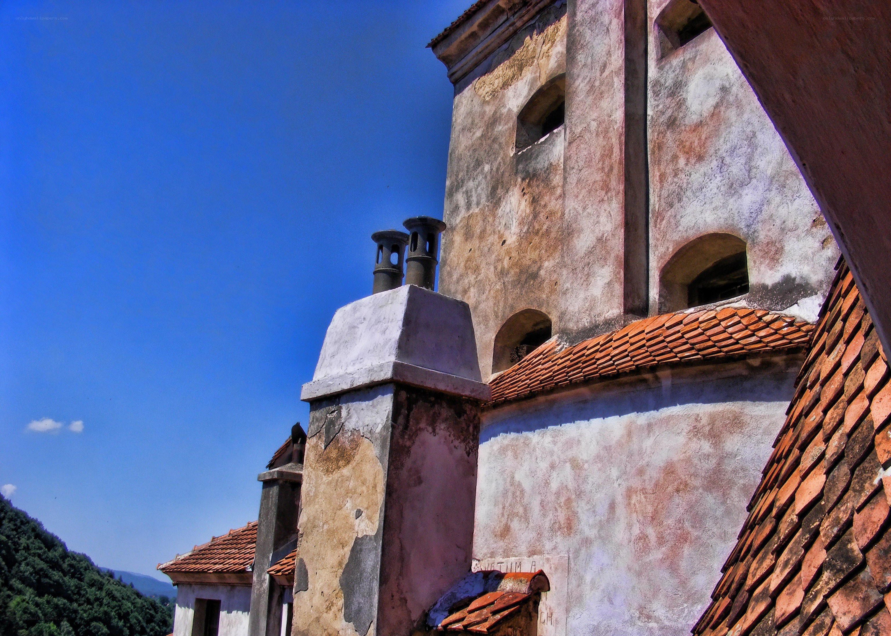 Old building with red roof