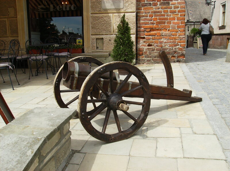Old Cannon on Cart