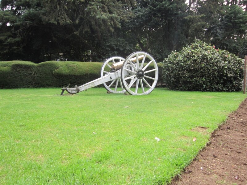 Old Cannon on Lawn
