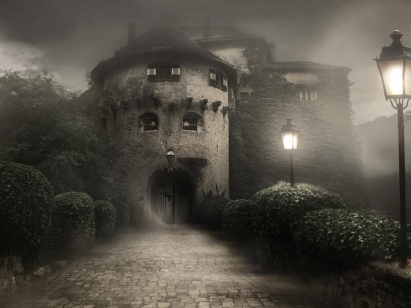Old Castle at Night