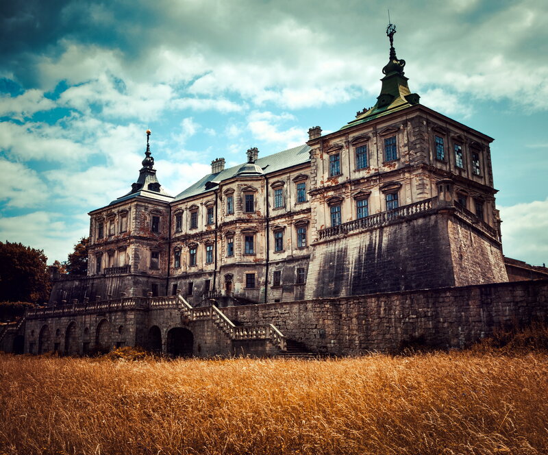 Old Castle in Field
