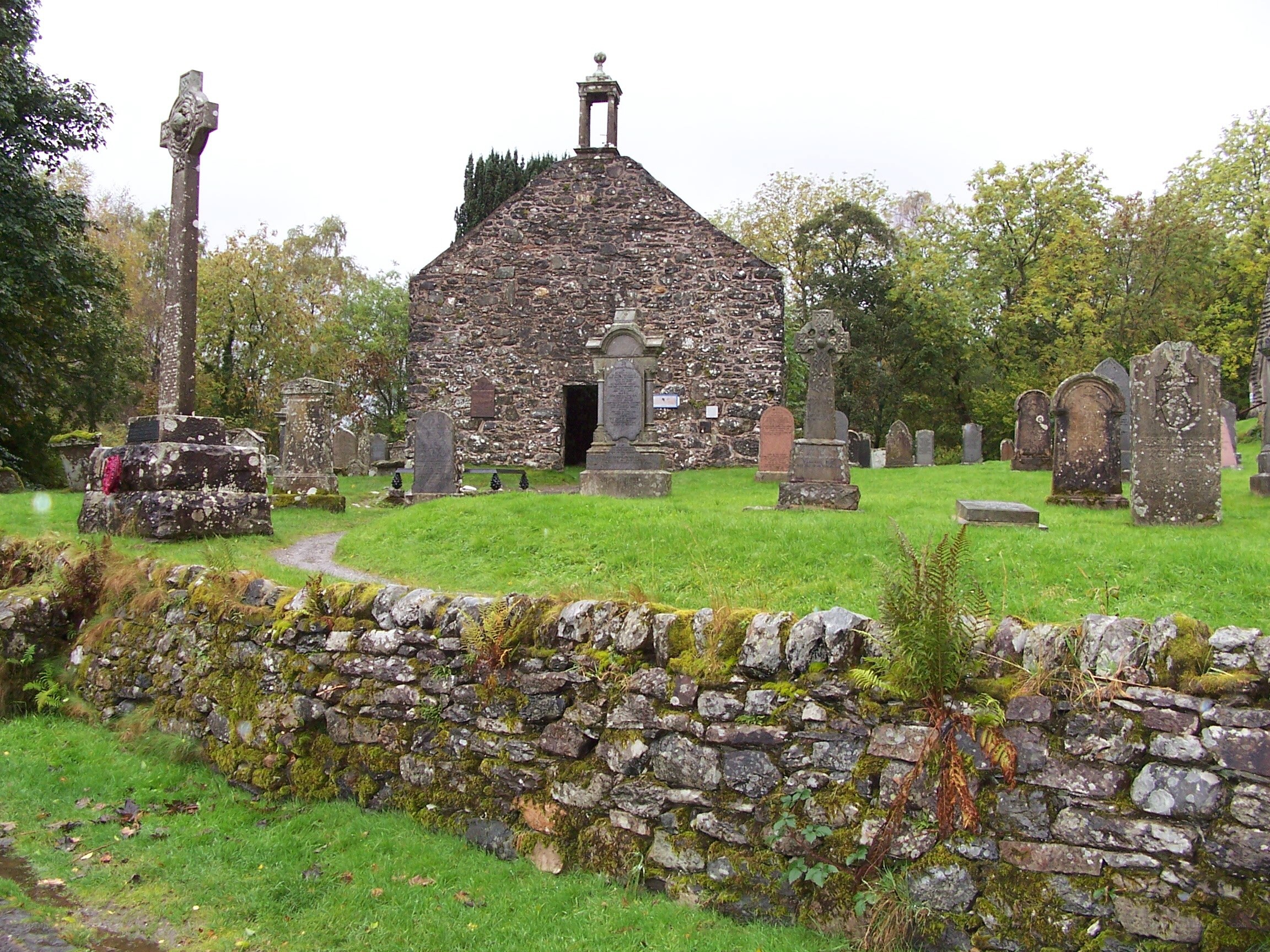 Old church and graveyard