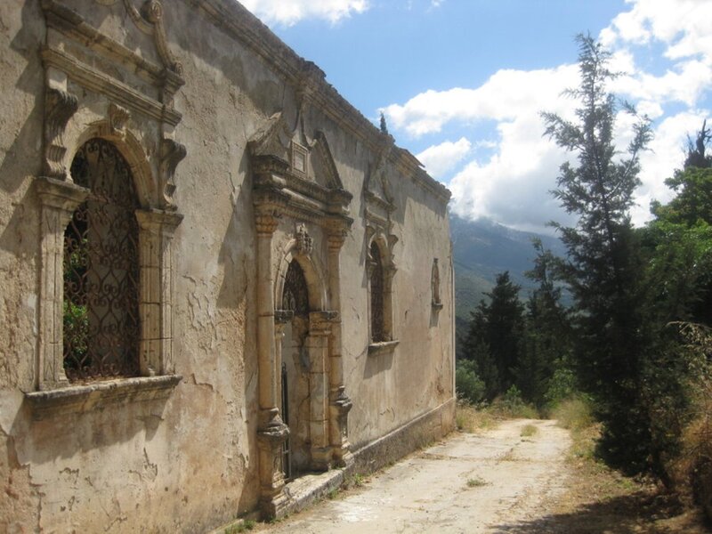 Old church in mountainous area