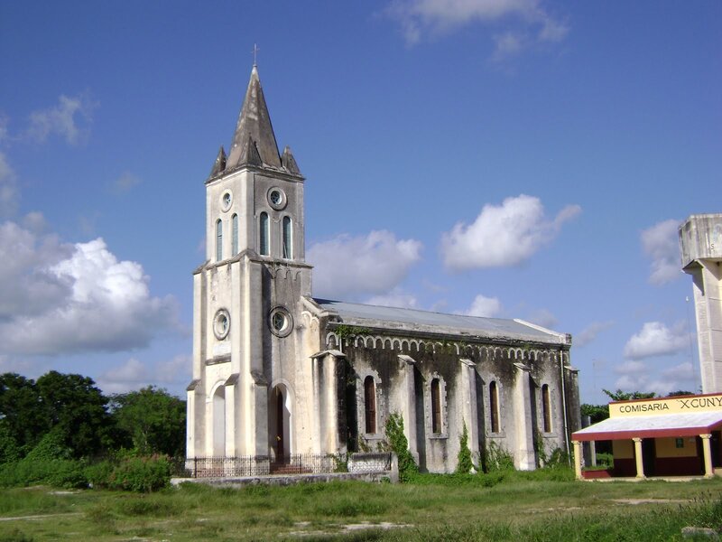 Old church with bell tower