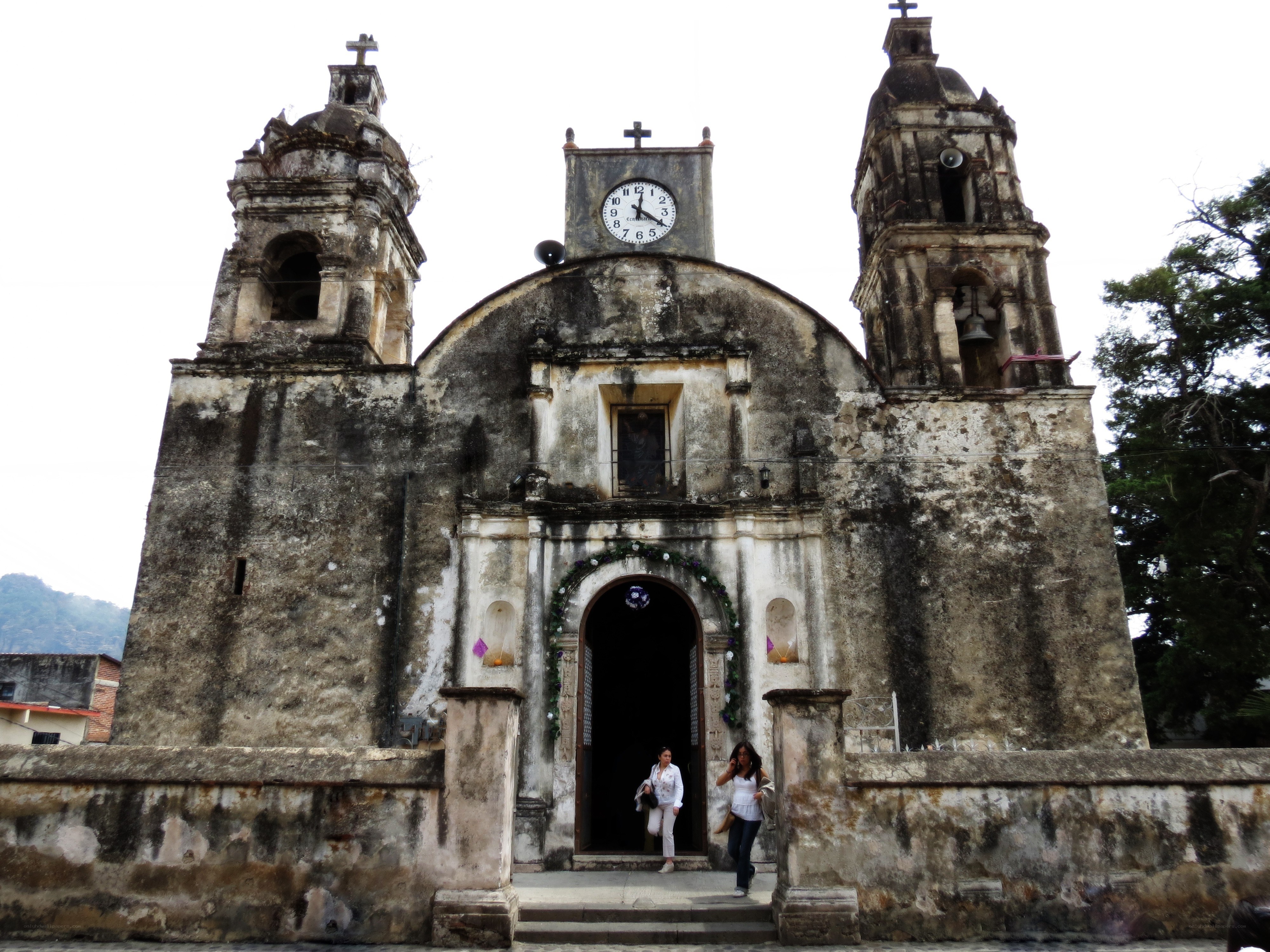 Old church with clock tower