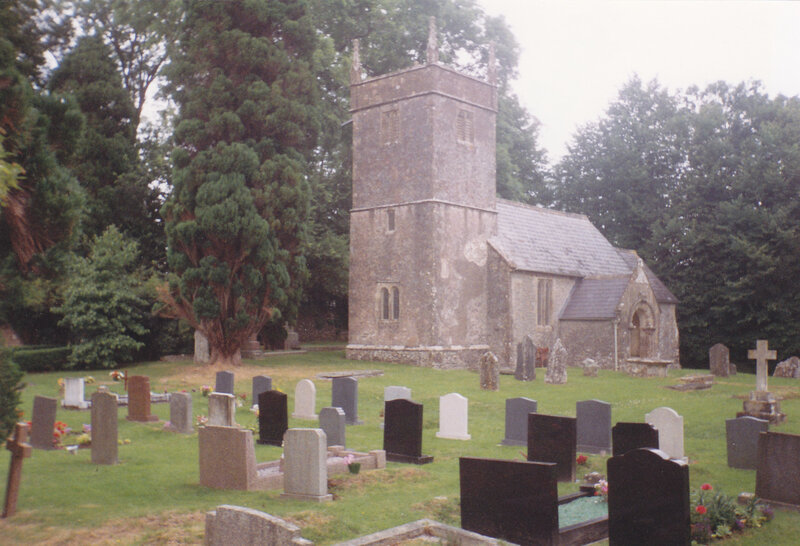 Old church with graveyard