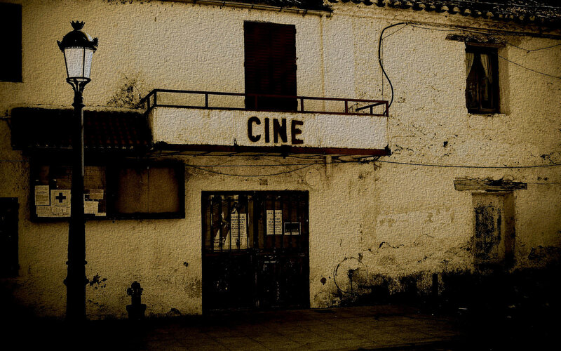 Old cinema building exterior