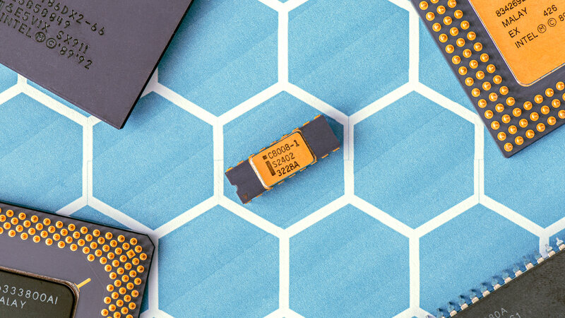 Old Computer Chips