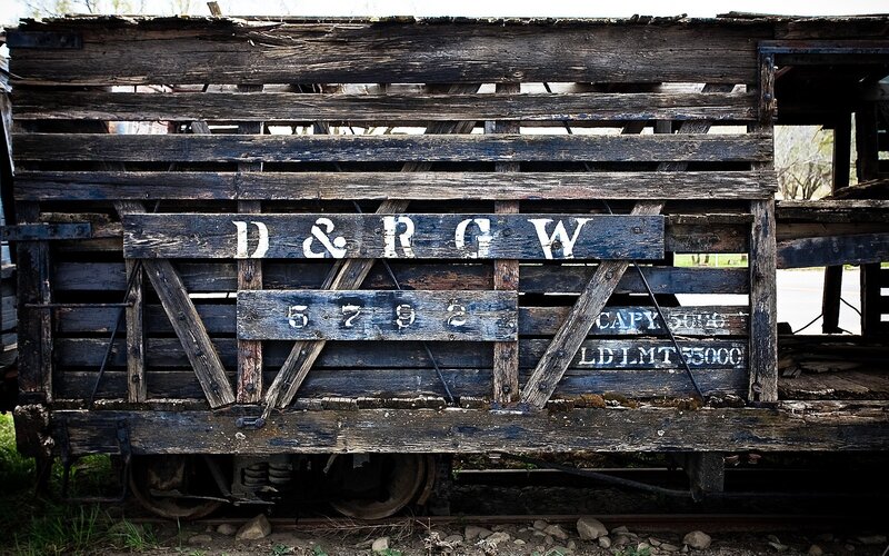 old d&rgw freight car