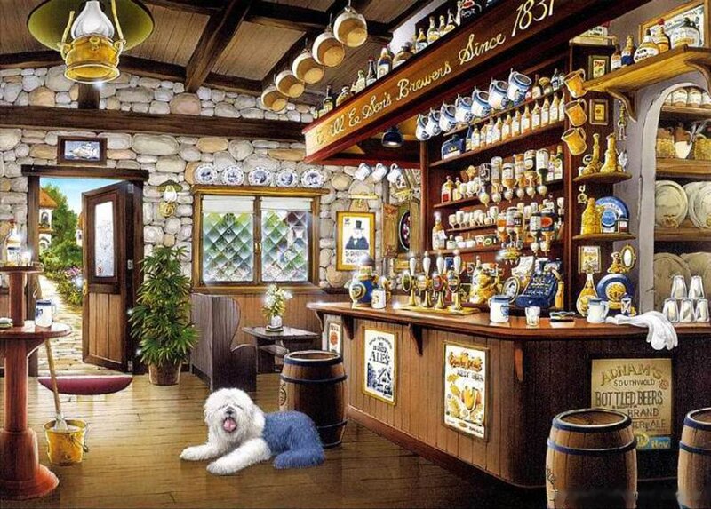 Old English Pub Interior