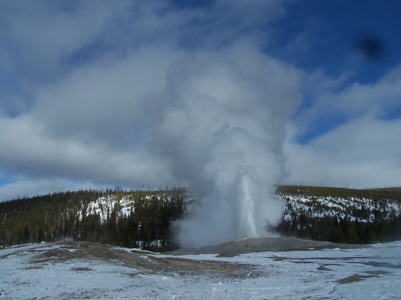 Old Faithful Geyser Eruption