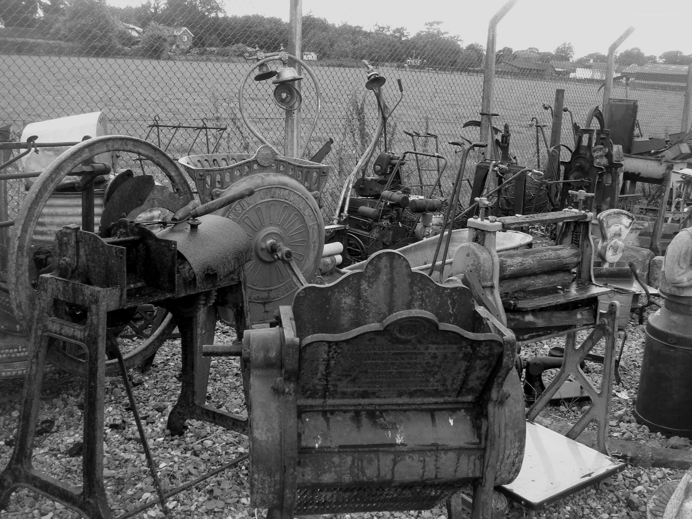 Old farm machinery collection