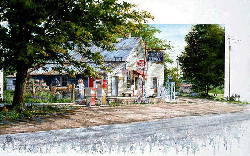 Old Gas Station
