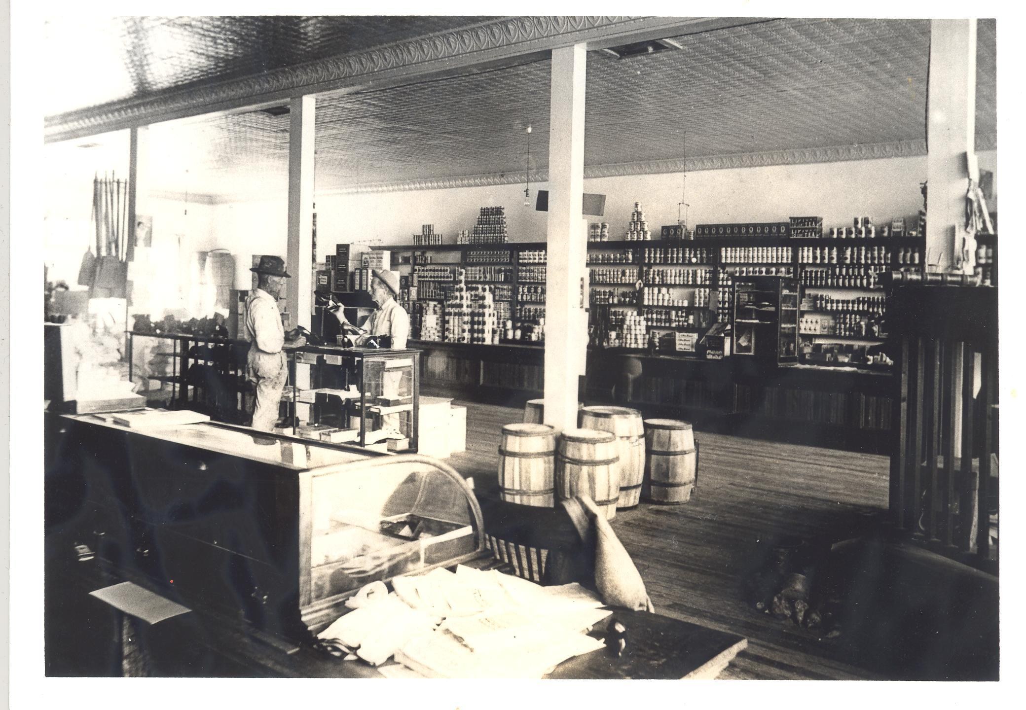 Old general store interior