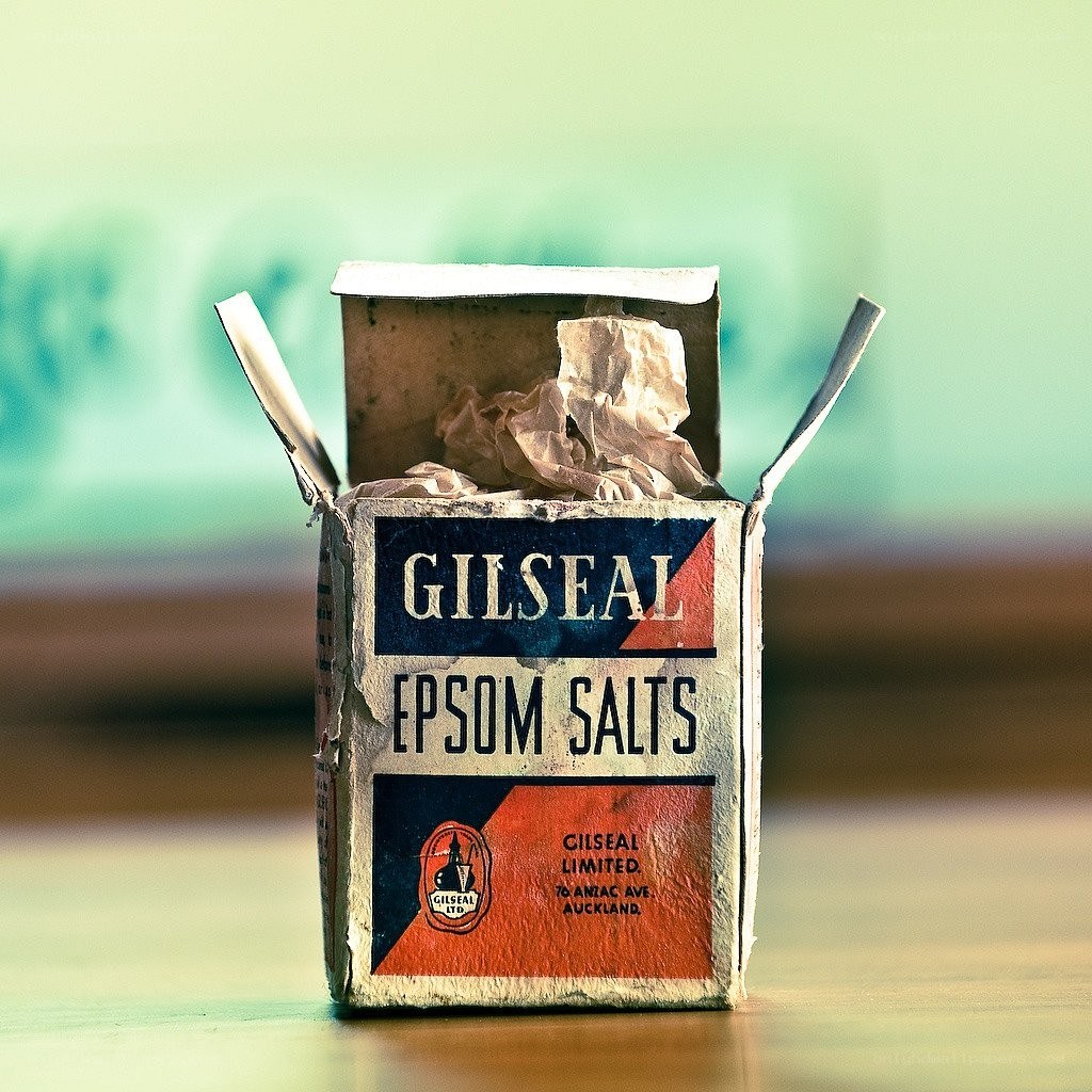 Old Gilseal Epsom Salts box